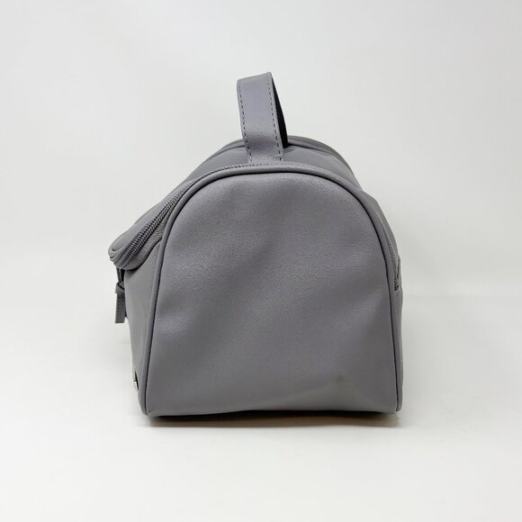 Grey Vegan Travel Makeup Cosmetic Bag - Picture 5 of 10